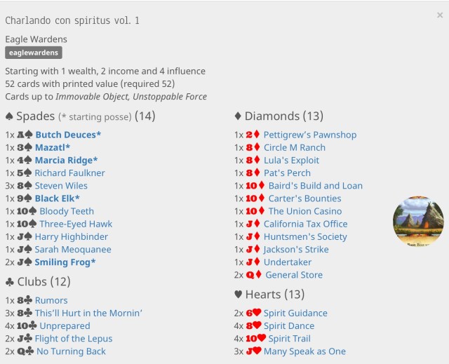 Eagle Wardens Deck - The Grumpy Shop - Crying Grumpies