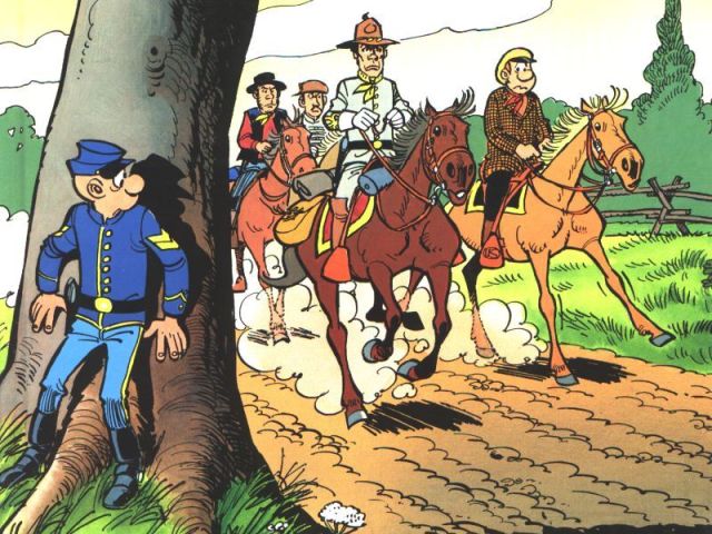 Crying Grumpies - The Grumpy Shop - Los Casacas Azules - Willy Lambil - Salverius - Cauvin - Cabo Blucht - Sargento Chesterfield 1