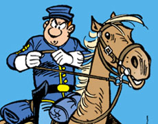 Crying Grumpies - The Grumpy Shop - Los Casacas Azules - Willy Lambil - Salverius - Cauvin - Cabo Blucht - Sargento Chesterfield